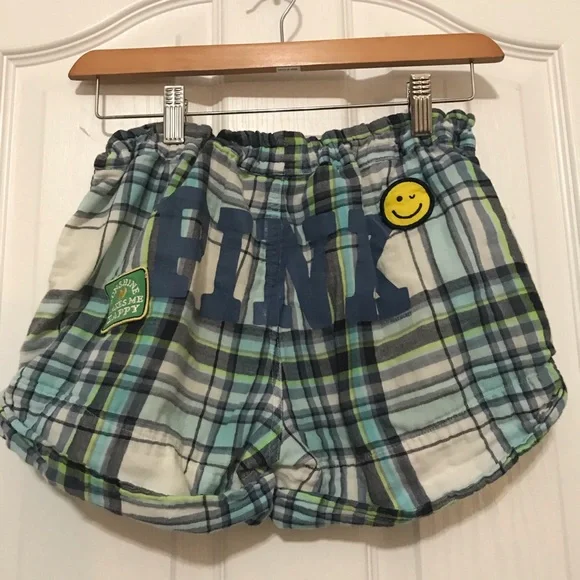 Vintage Pink sleep/lounge shorts approximately 14” drawstring waist - Picture 3 of 7